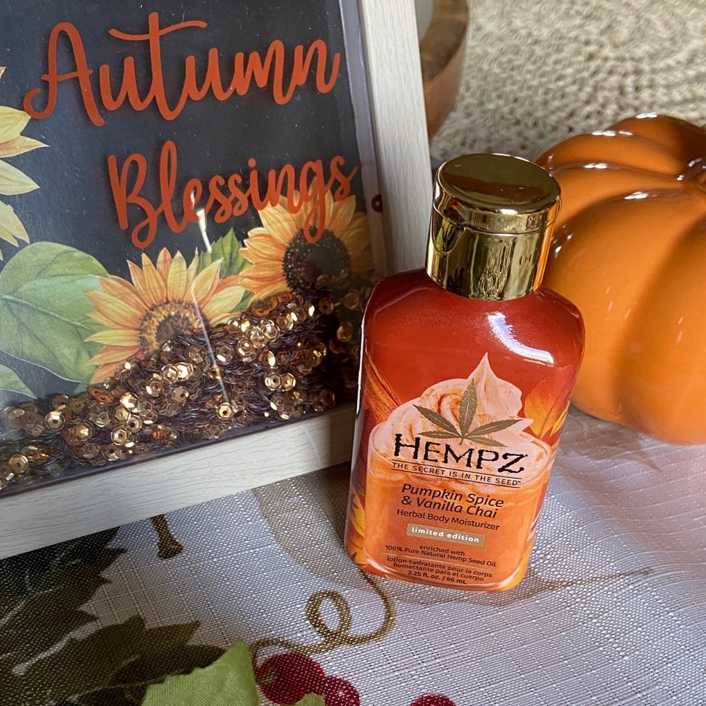 🆕 Hempz Limited Edition Pumpkin Spice & Vanilla Chai Lotion 66ml
